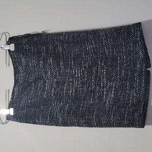JONES NEW YORK BLACK TWEED PENCIL STRAIGHT SKIRT SIZE 4